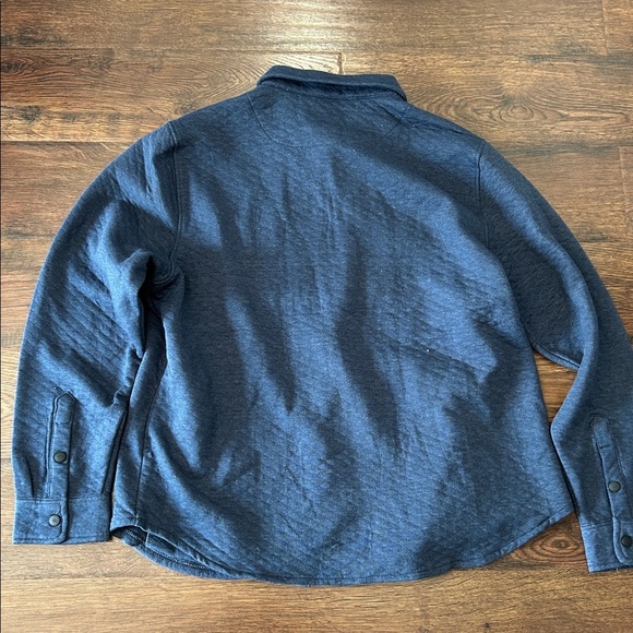 Men's Cloudveil Mountain Works Quilted Jacquard Knit Shirt Jacket | Cloudveil - Picture 6 of 7